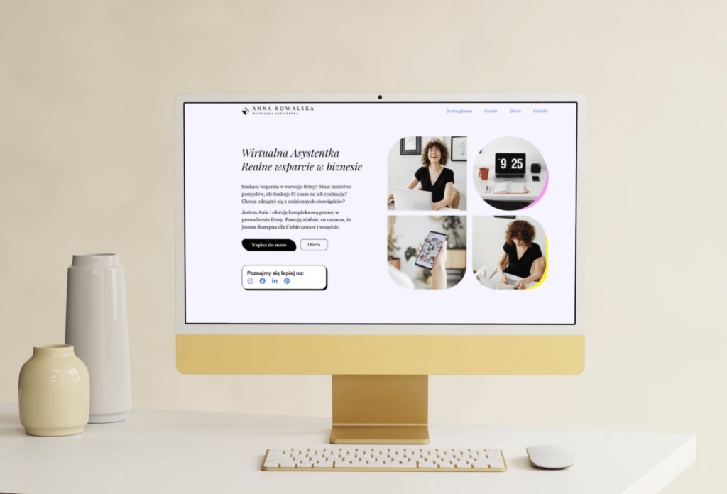 Wirtualna asystentka strona internetowa Cennik Webkraft